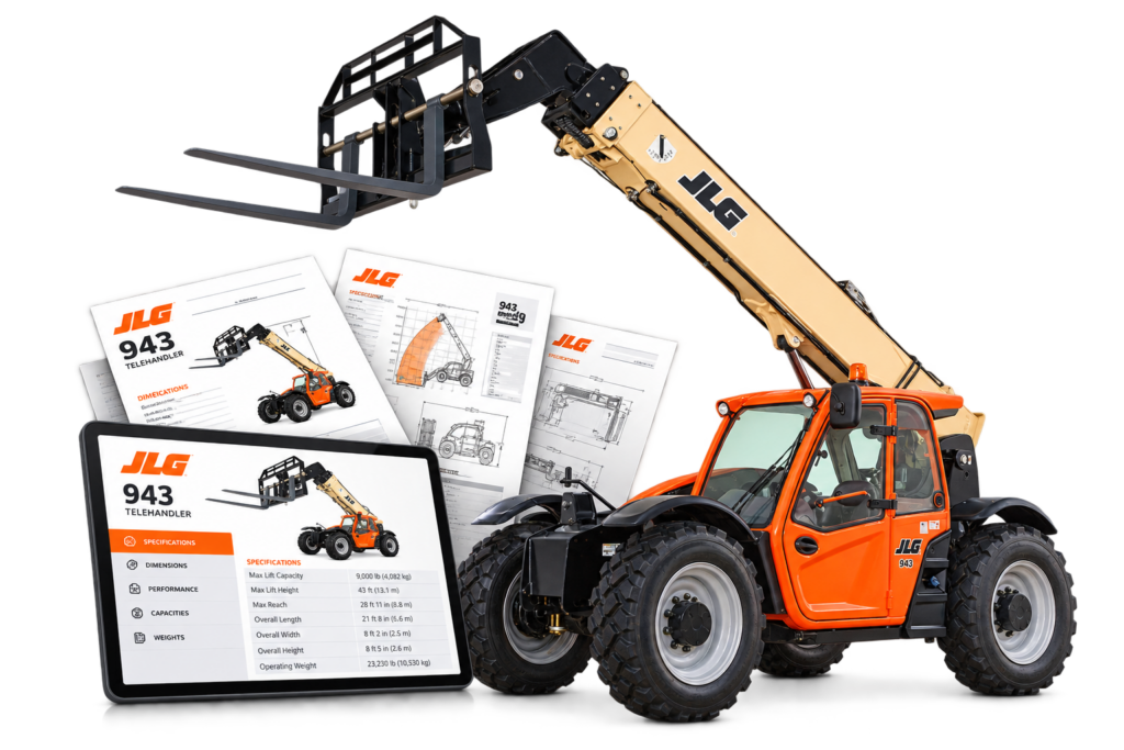 JLG 943 telehandler